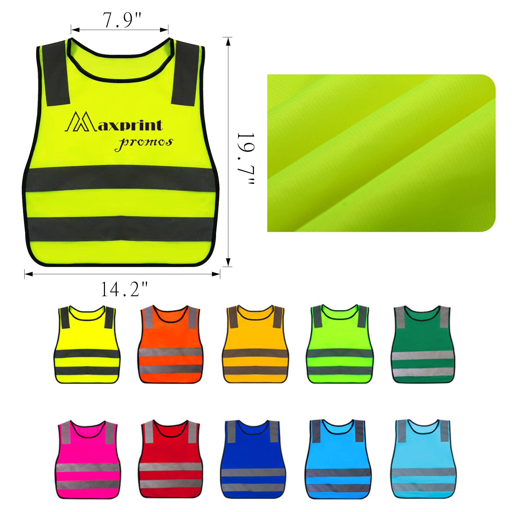 Kids High Visibility Safety Vest 2