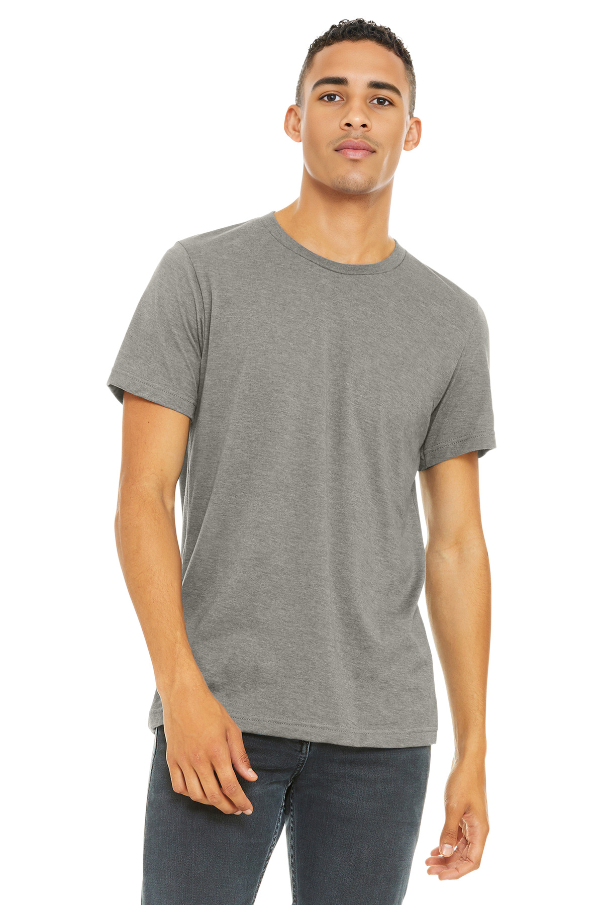 BELLA+CANVAS Unisex Heather CVC Short Sleeve Tee. BC3001CVC 610