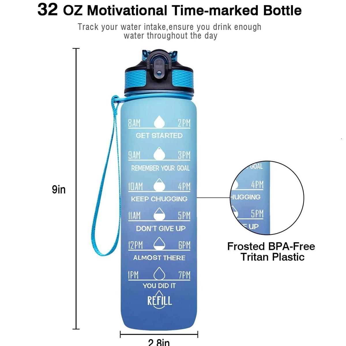 32Oz Drinking Water Bottle 4