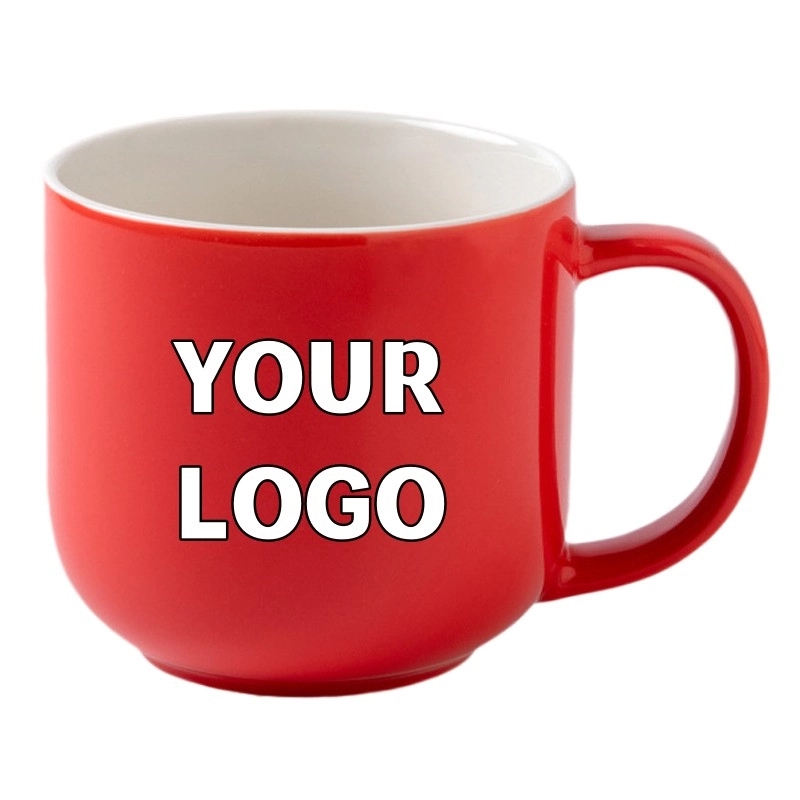 Custom 12 oz. Ceramic Latte Coffee Mugs 4