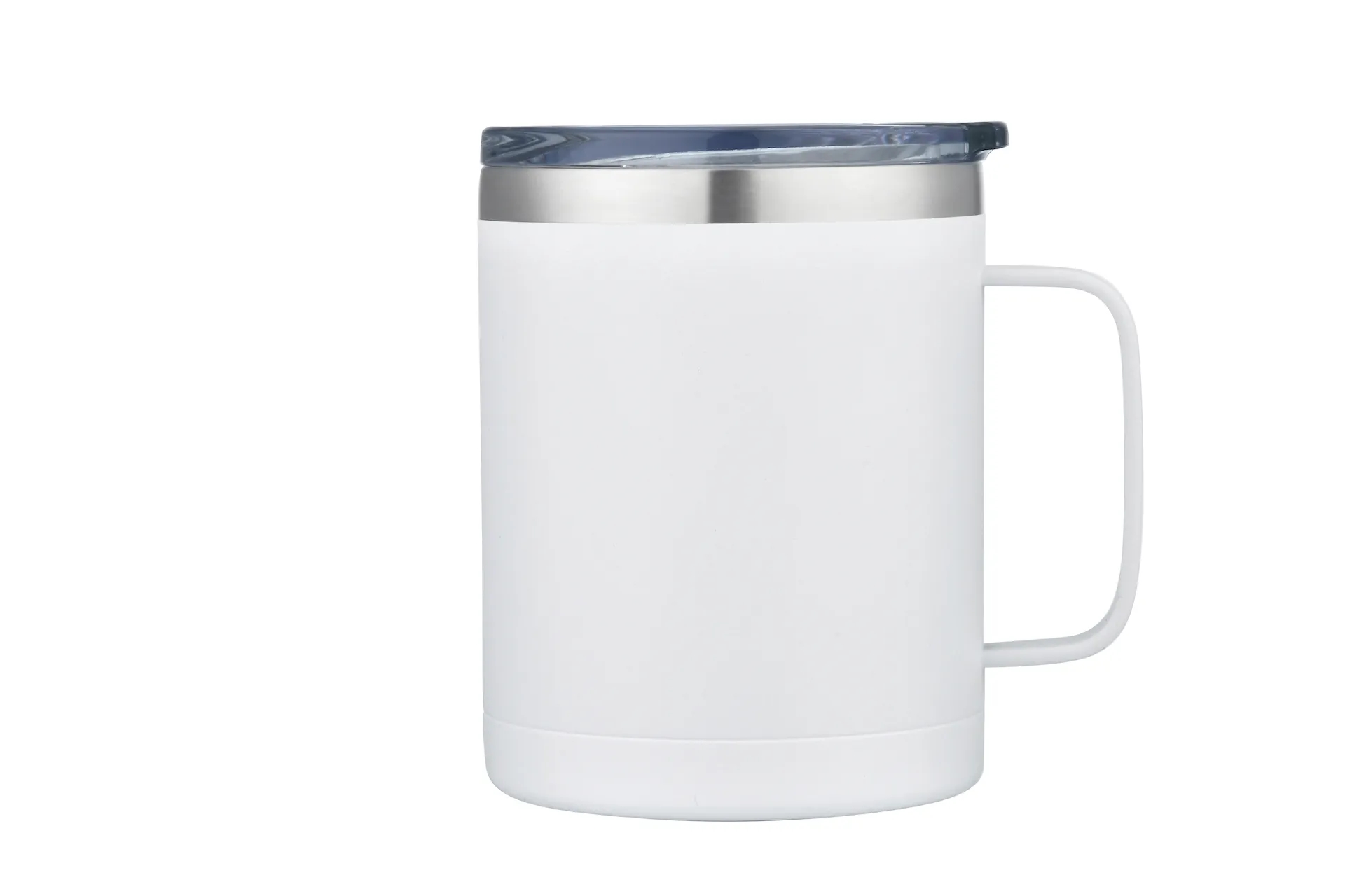 14oz Powder Coated Stainless Vacuum Camp Mug w/ Handle