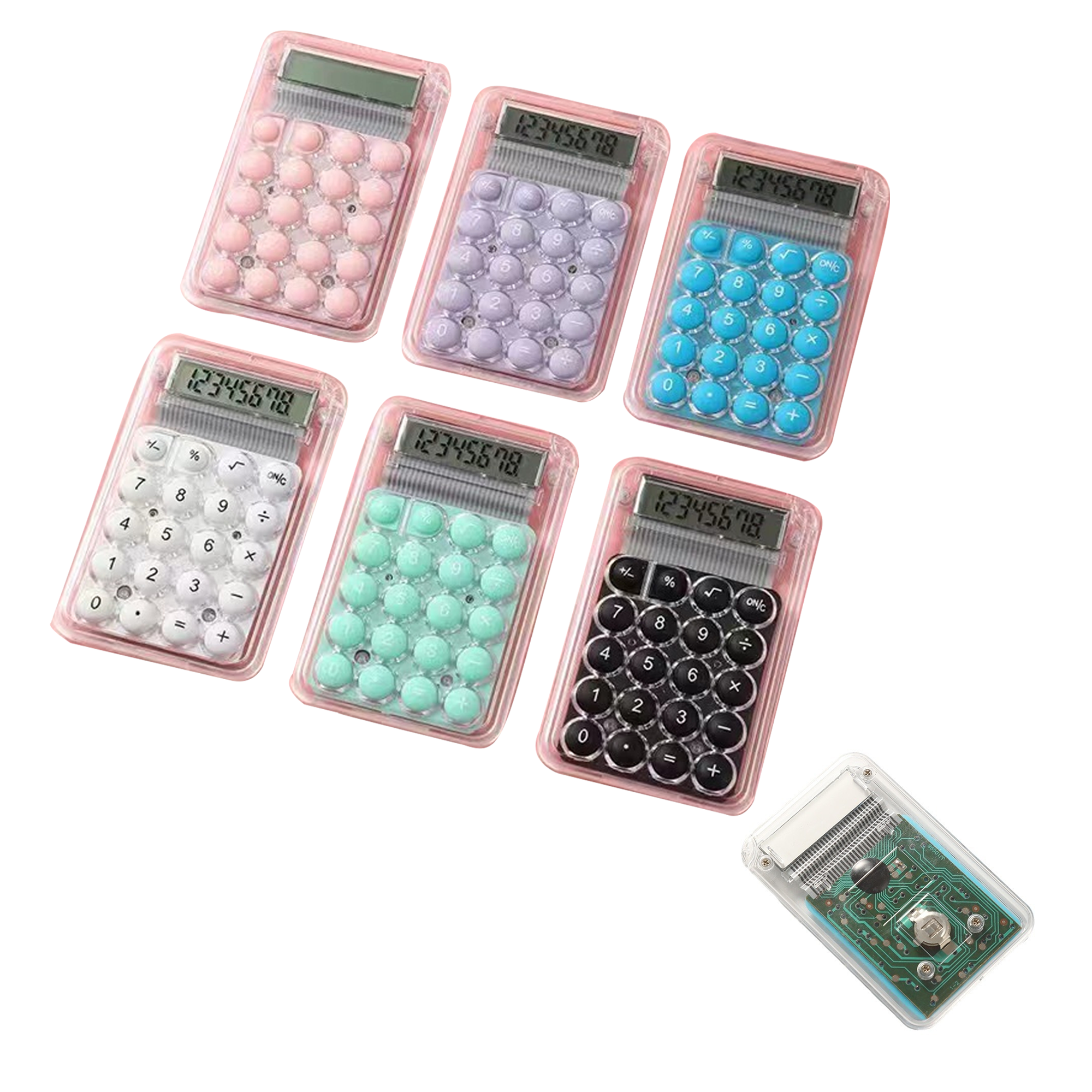 Mini Desktop Colorful Calculator 2