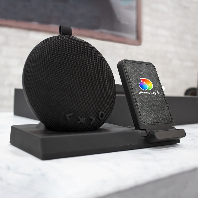 Chi-Charge Beethoven - Desktop Wireless Speaker and Charging Power Station 2