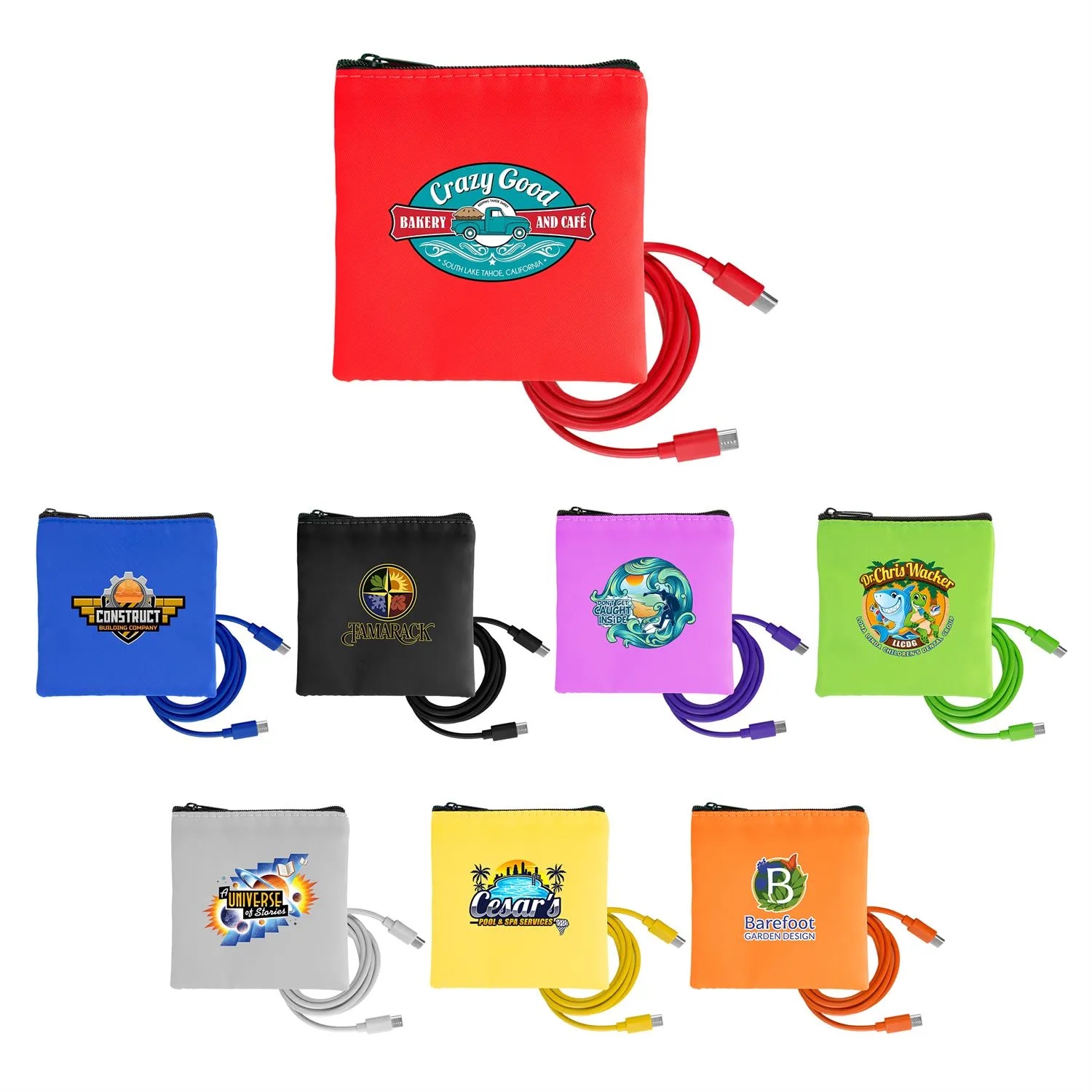 Colorful RPET C to C Cable Set