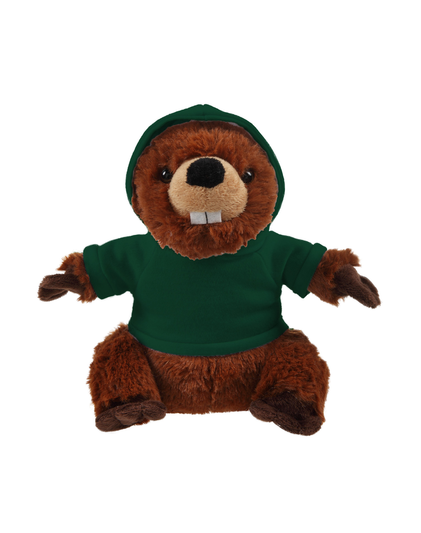 Soft Plush Standing Beaver with Hoodie 5