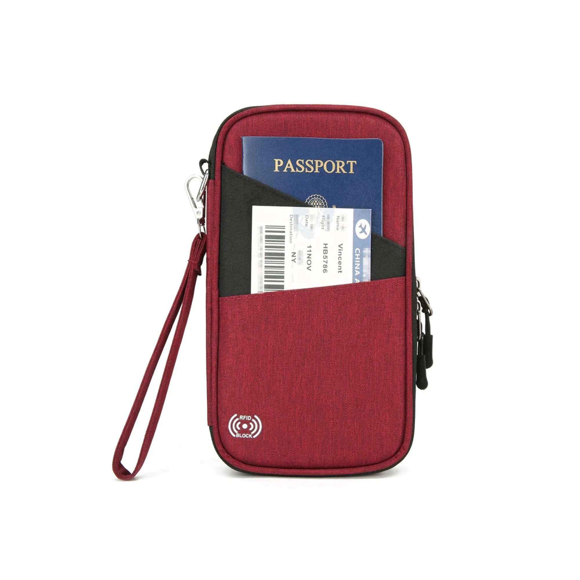 RFID Blocking Travel Passport Holder 4