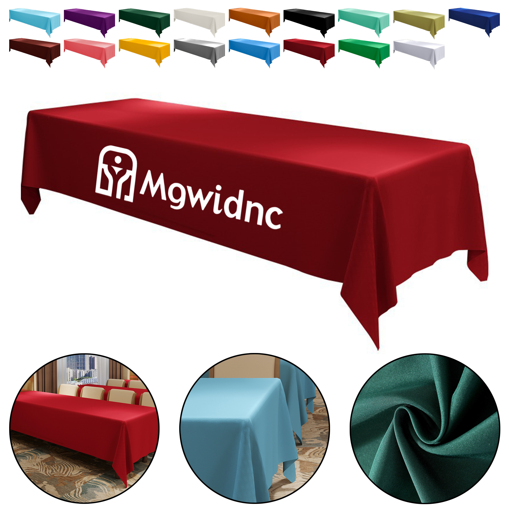 39x79" Rectangle Tablecloth for Conference