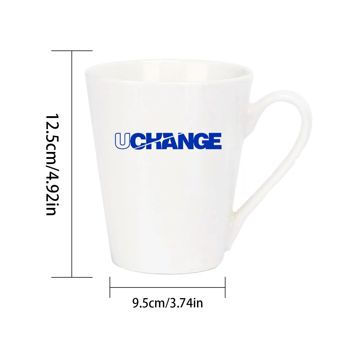 White Ceramic Coffee Mug For Custom Logos 6