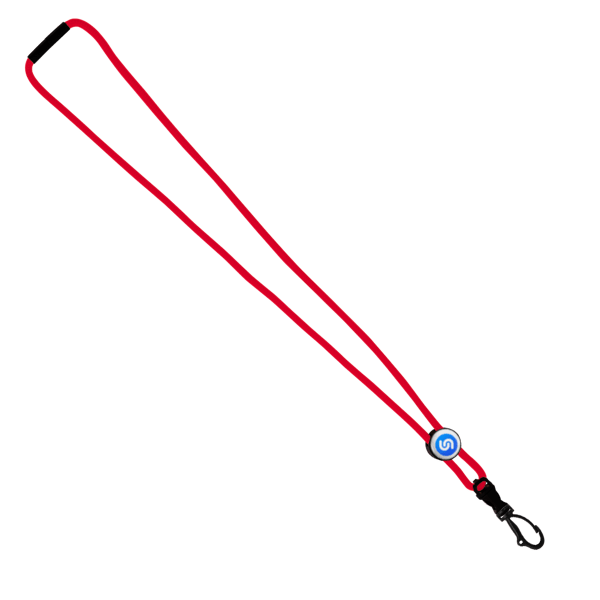 3/16" Nylon Cord Lanyard with Snap-Buckle Release, Standard O-Ring & Slider 61