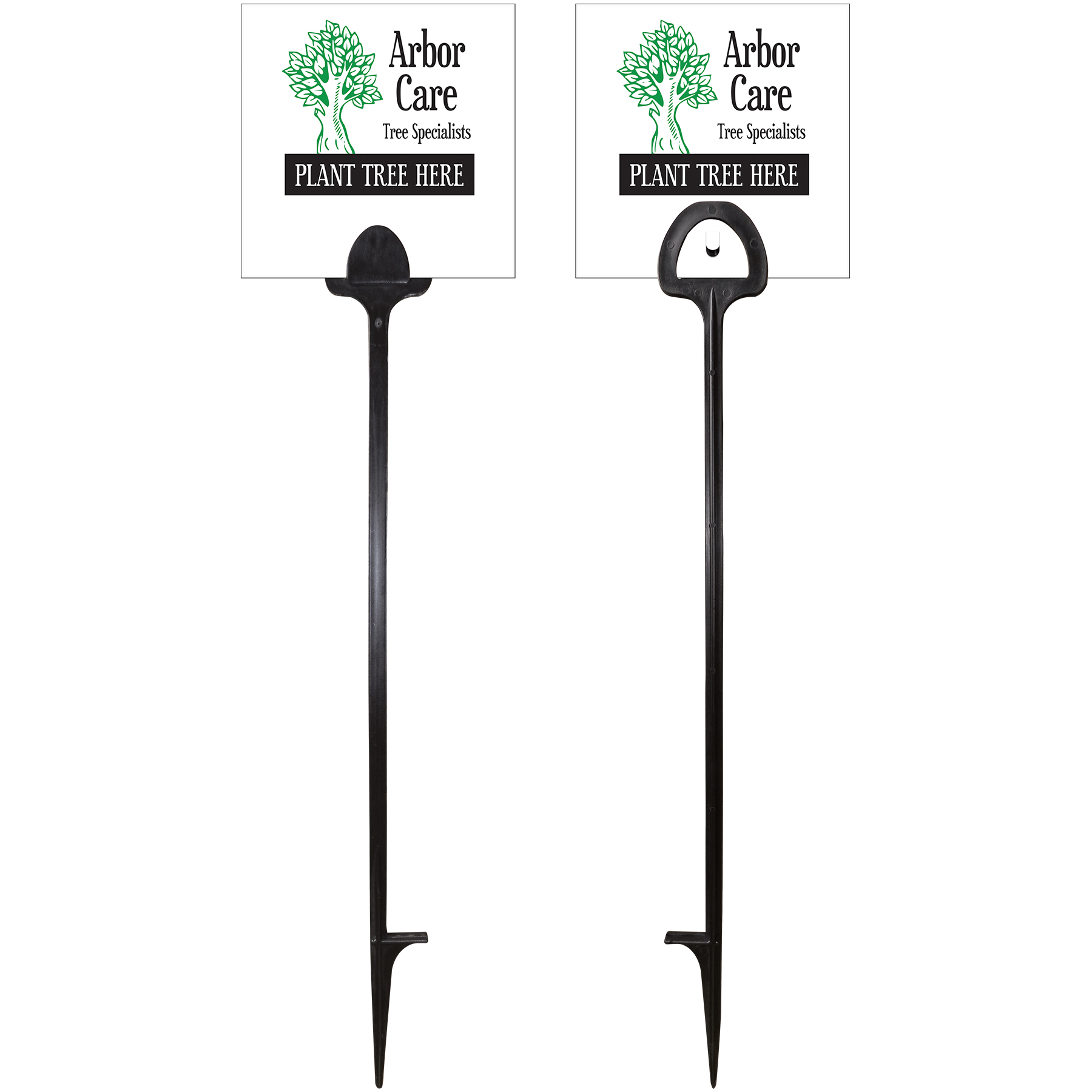 5" x 5" Value Marking Signs - Two Color, Front & Back 5