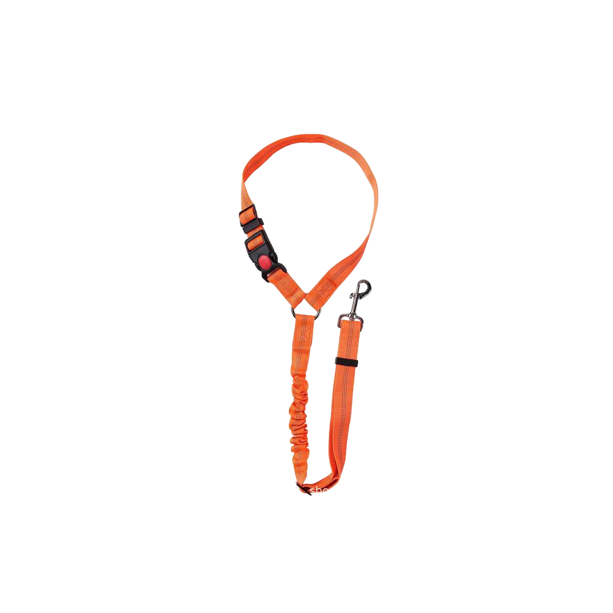 Adjustable Pet Vehicle Safety Tether With Bungee Cushioning 5