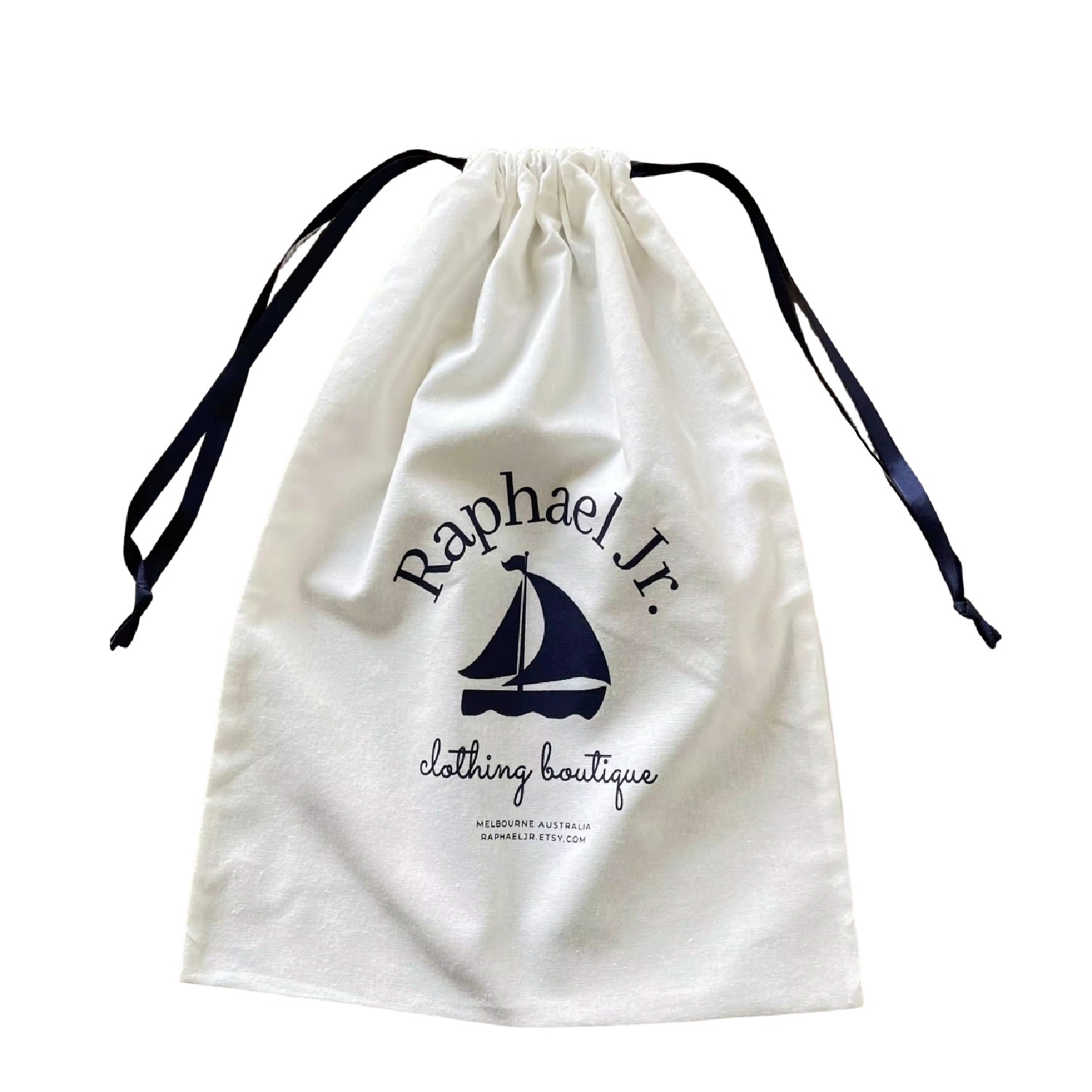 Cotton Polyester Drawstring Pouch Bag 3
