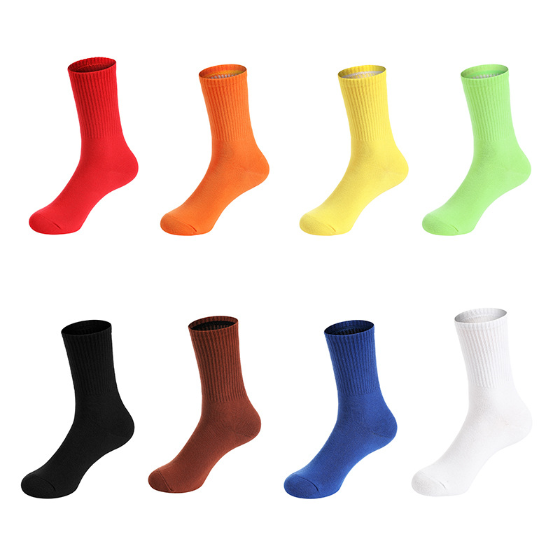 Jacquard Knit Cotton Sports Socks 2
