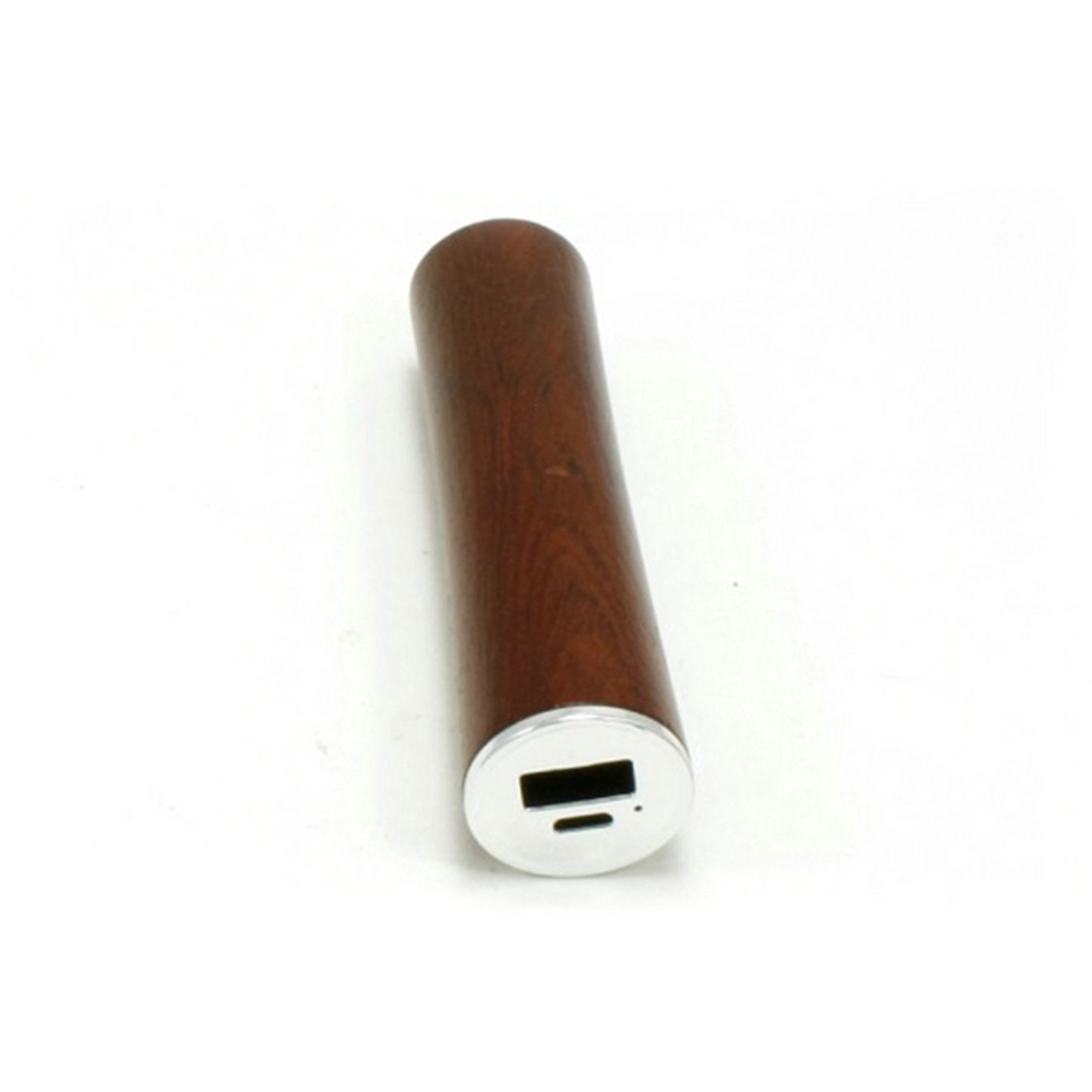 Eco-friendly Wood Cylinder USB Power Bank 2600mah 4