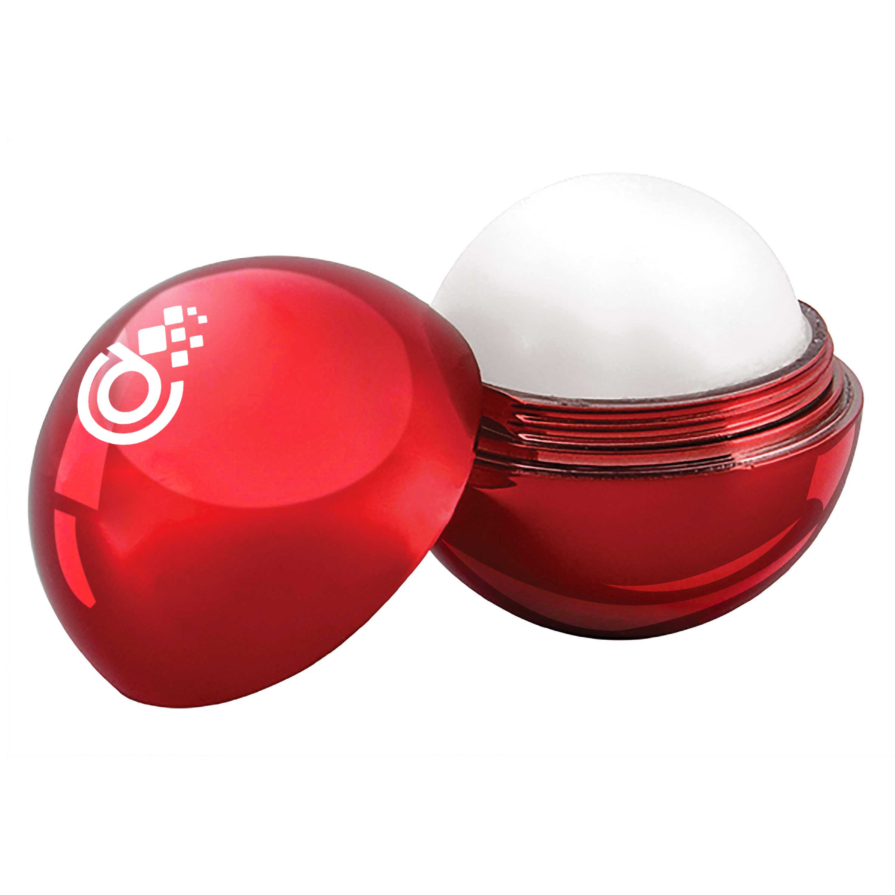 Metallic Finish Round Lip Balm 8