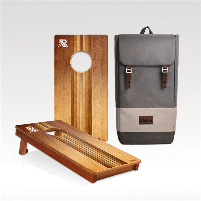 1' x 2' Compact Travel Cornhole Boards 1