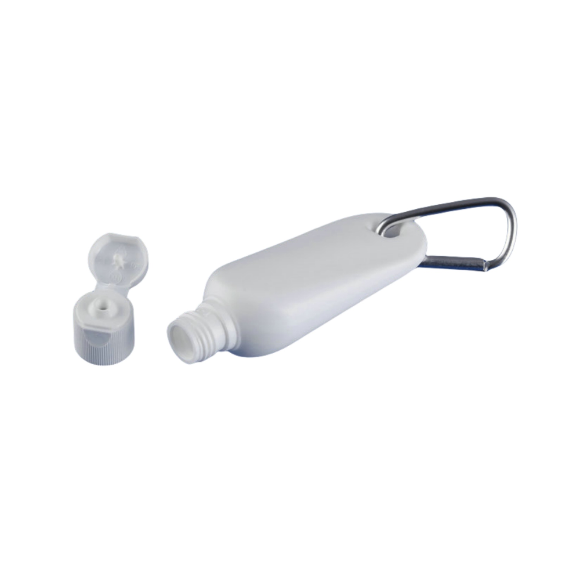 1oz Travel Bottle with Carabiner (Empty Bottle Only) 3