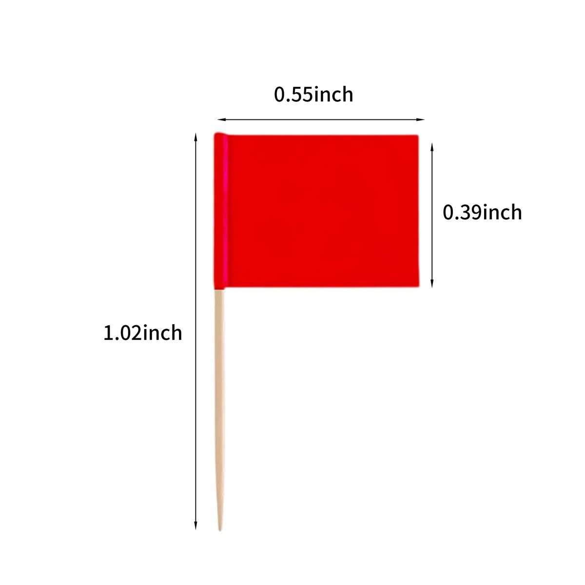 1.4-inch Toothpick Flags with Custom Full-Color Imprint for Parties 9