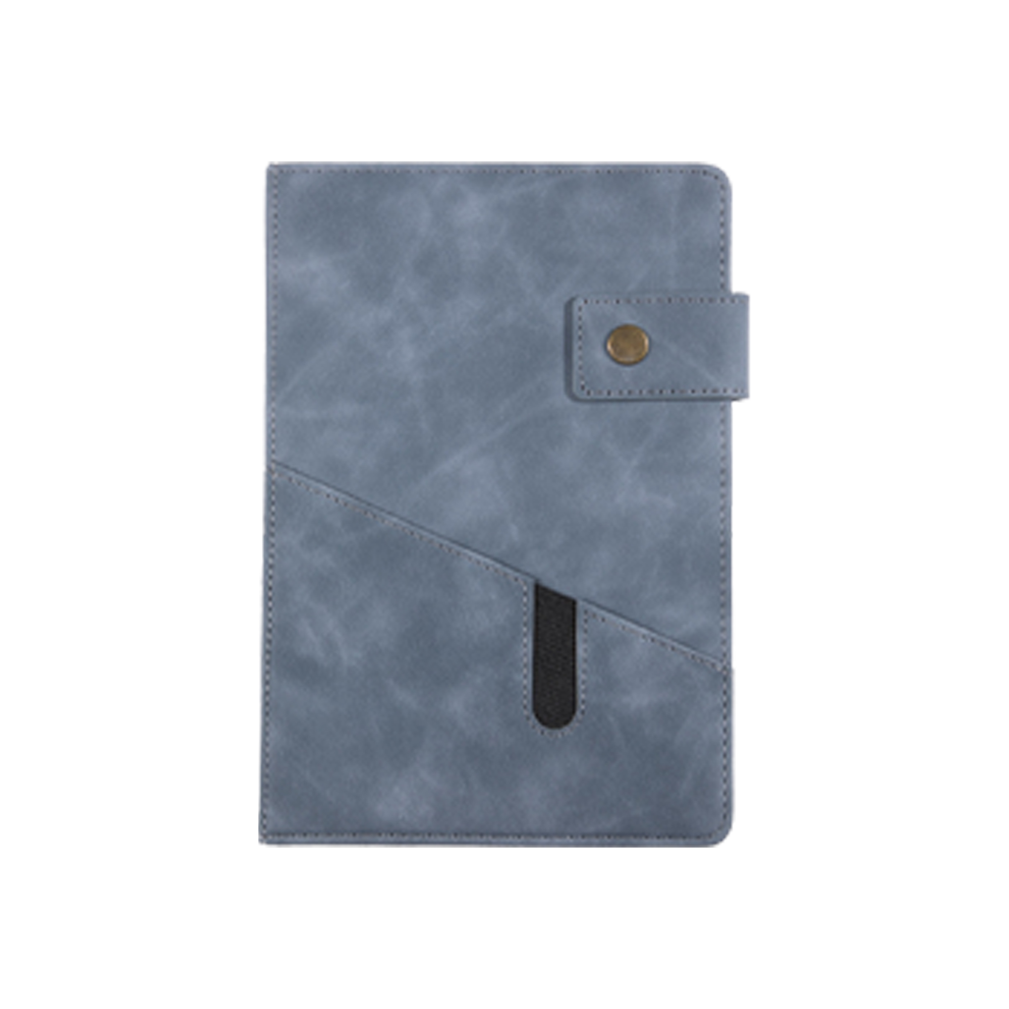 Polyurethane Customizable Leather Notebook Cover With Multi-Functional Pockets 5