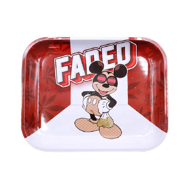 Custom Full Color Tin Rolling Tray 1