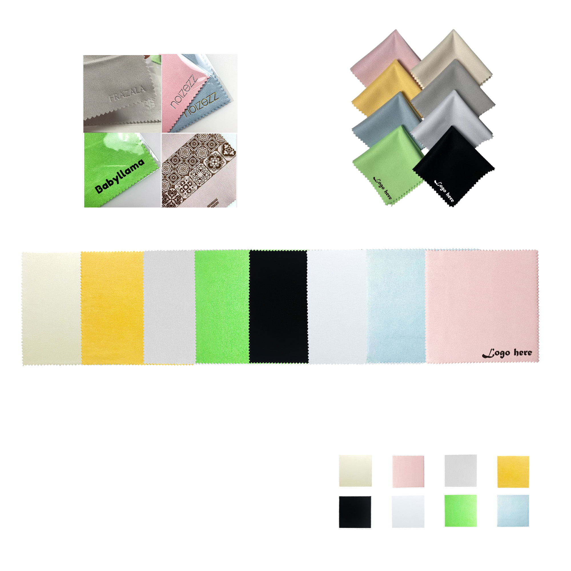 6" Suede Microfiber Glasses Screen Cleaning Cloth 1