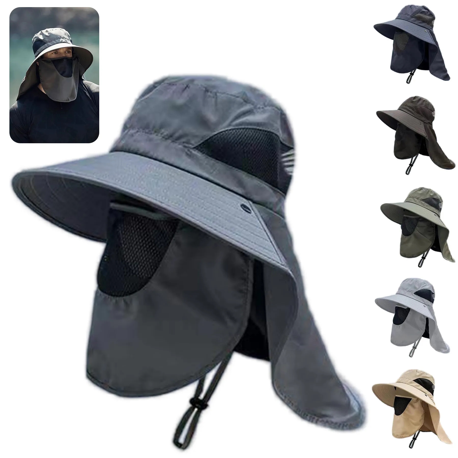 Outdoor Wide Brim Fishing Hat 7