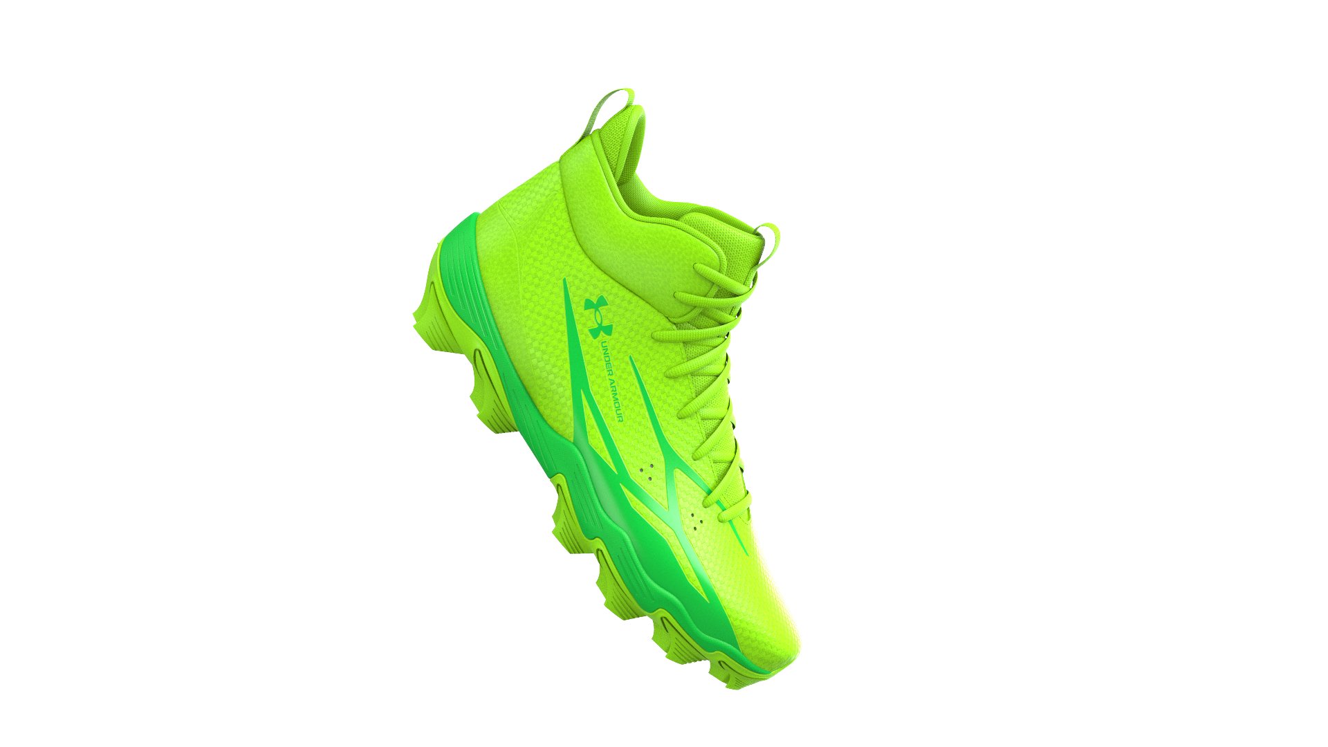 UA Spotlight Hammer Jr. Kids' Football Cleats 8