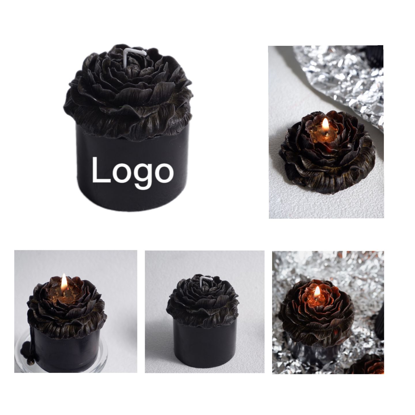 Black Lotus Soybean Wax Candle 1