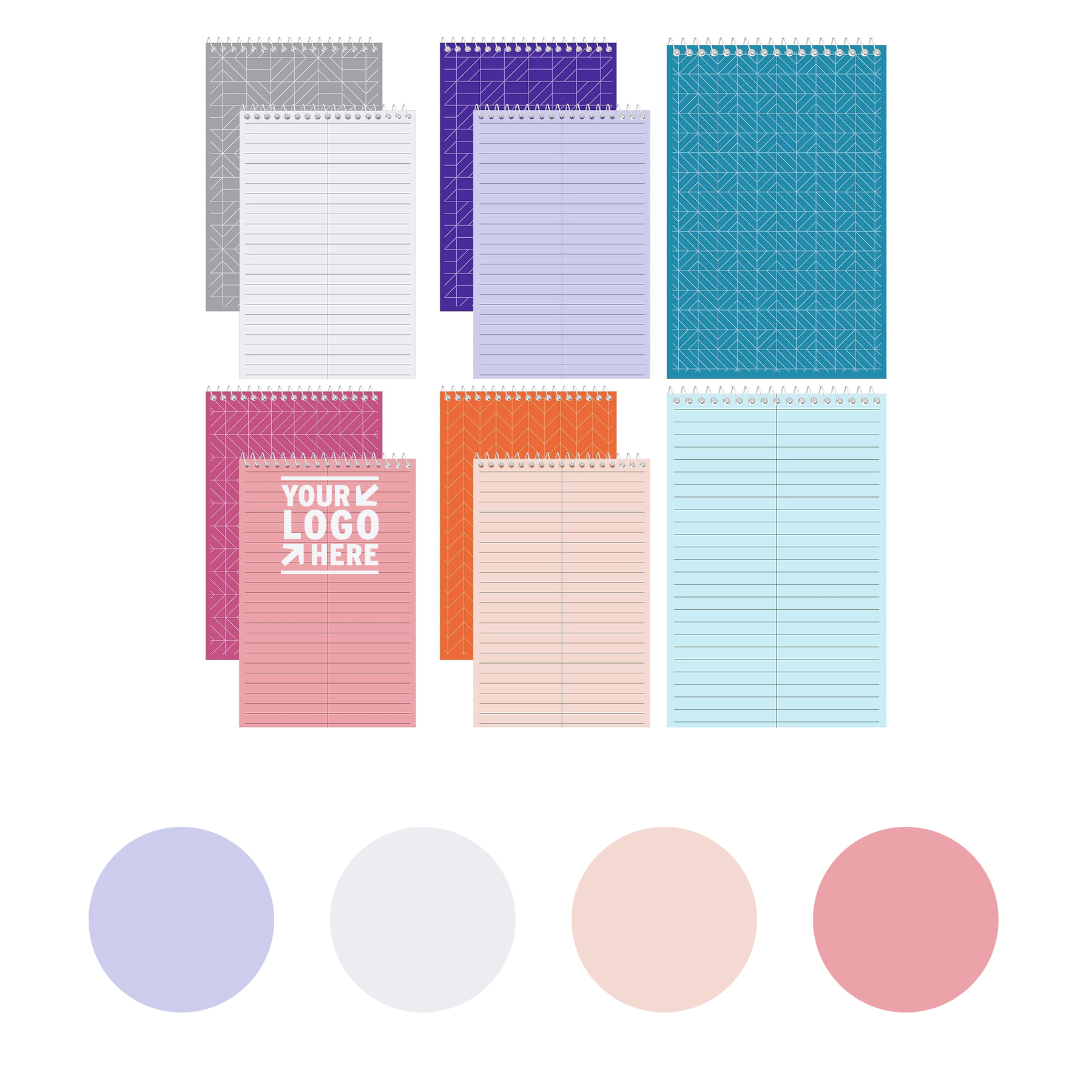 6" x 9" 60 Sheets Top Spiral Gregg Rule Inner Paper Steno Notebook 1