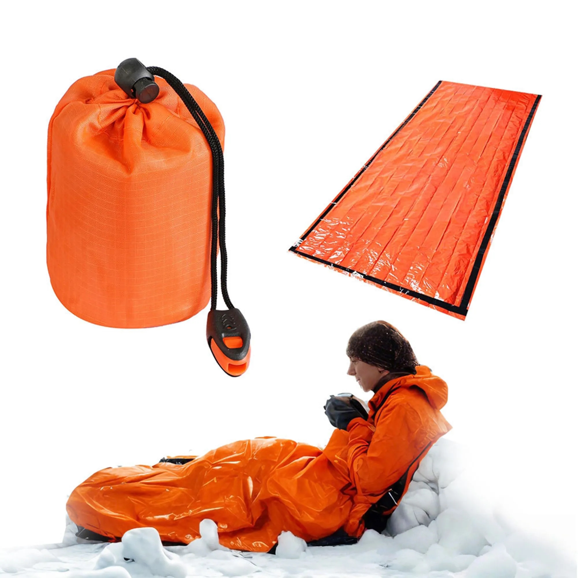 Outdoor Portable Emergency Thermal Sleeping Bag 3