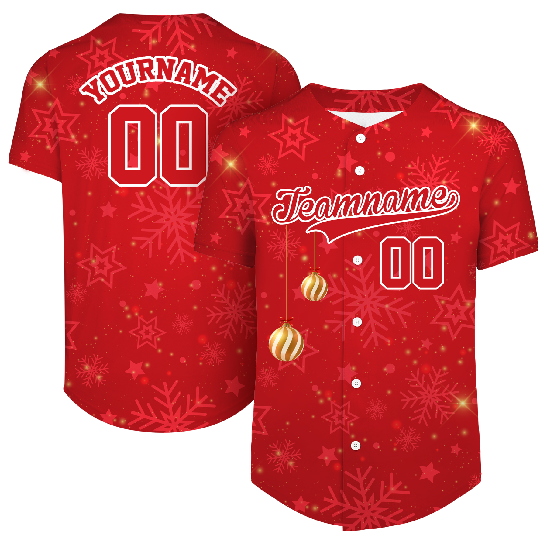 Custom Full-Button Baseball Jersey (Full Color Dye Sublimated) 26