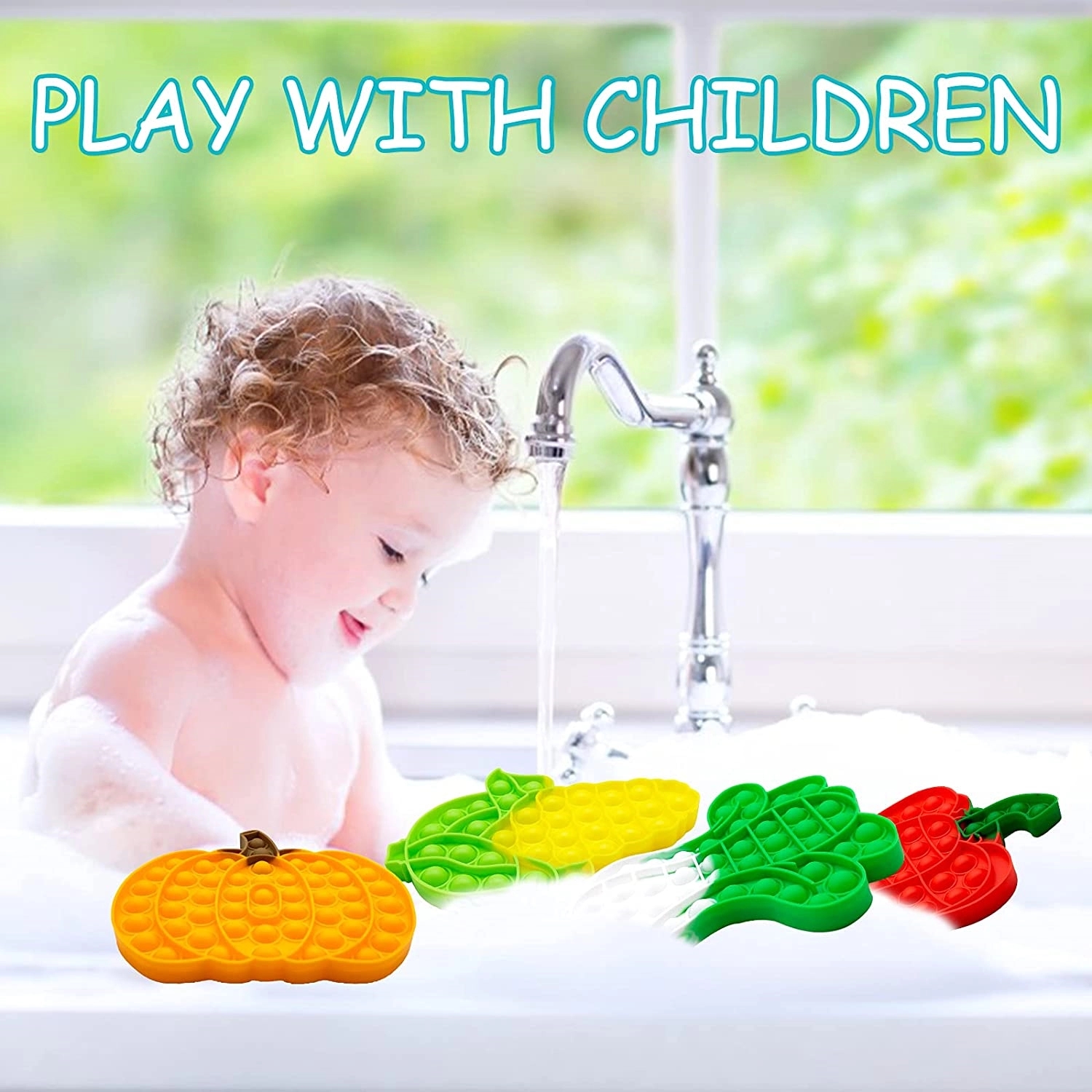 Push Bubble Pops Fidget Sensory Antistress Kids Toy 12