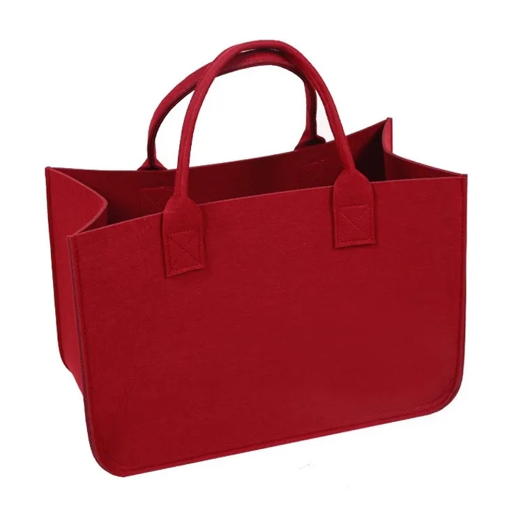 Large Felt Storage Bag, custom tote bag with logo imprint 5