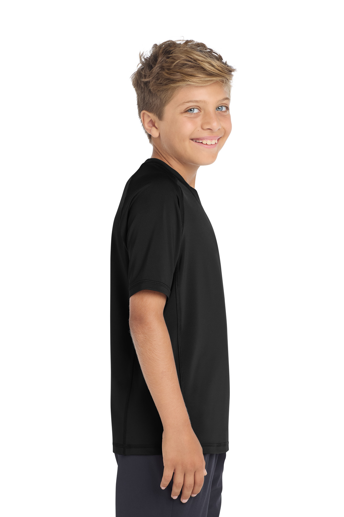 Sport-Tek Youth Rashguard Tee. YST470 12
