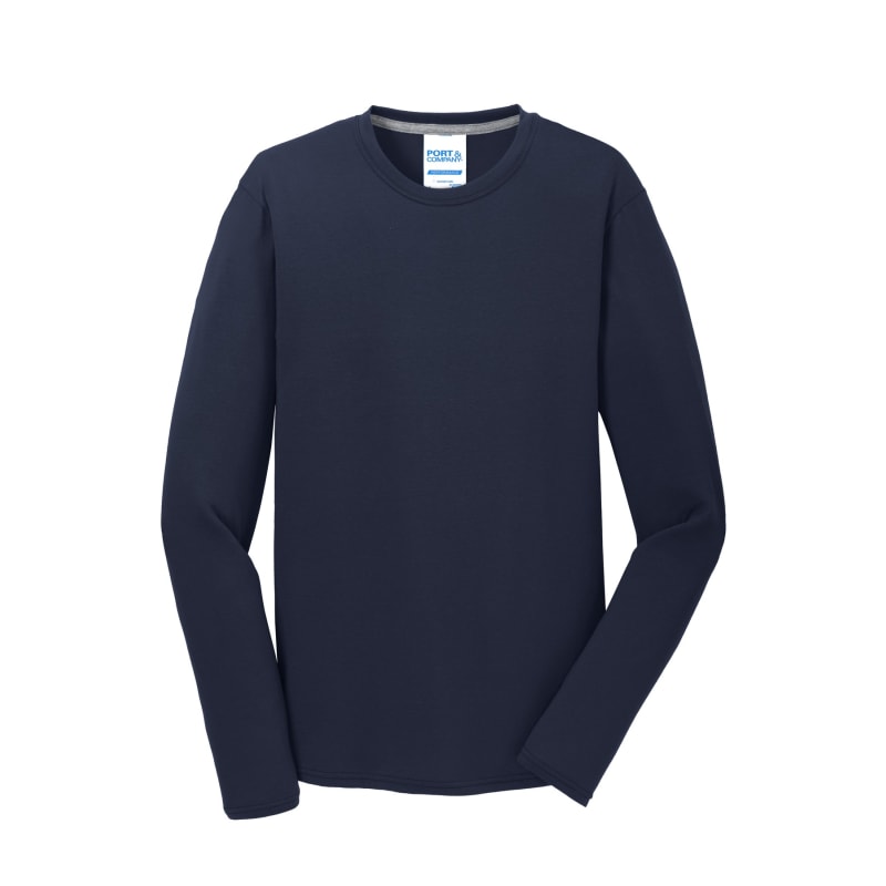 Port & Company Long Sleeve Performance Blend Tee. 8