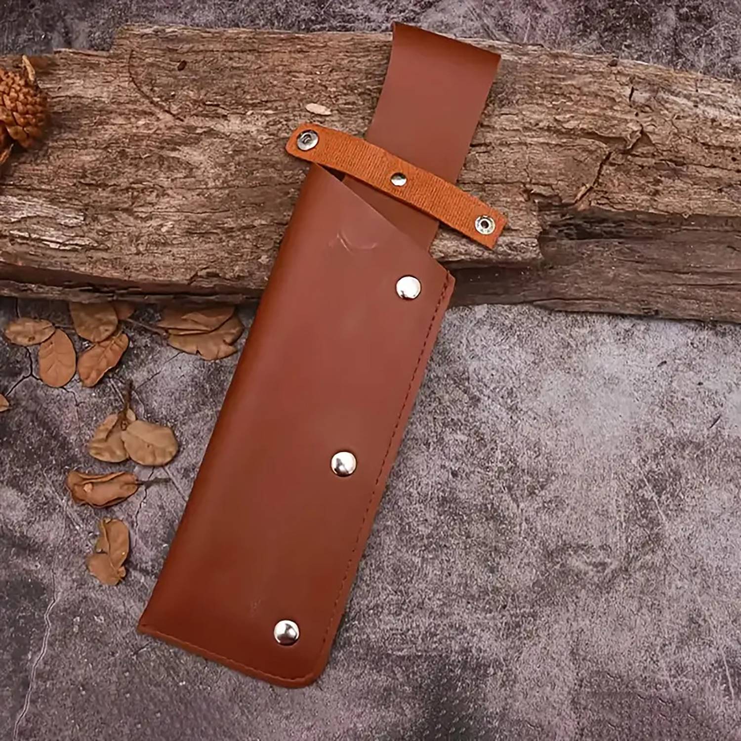 PU Leather Outdoor Camping Portable Waterproof Knife Sheath 3
