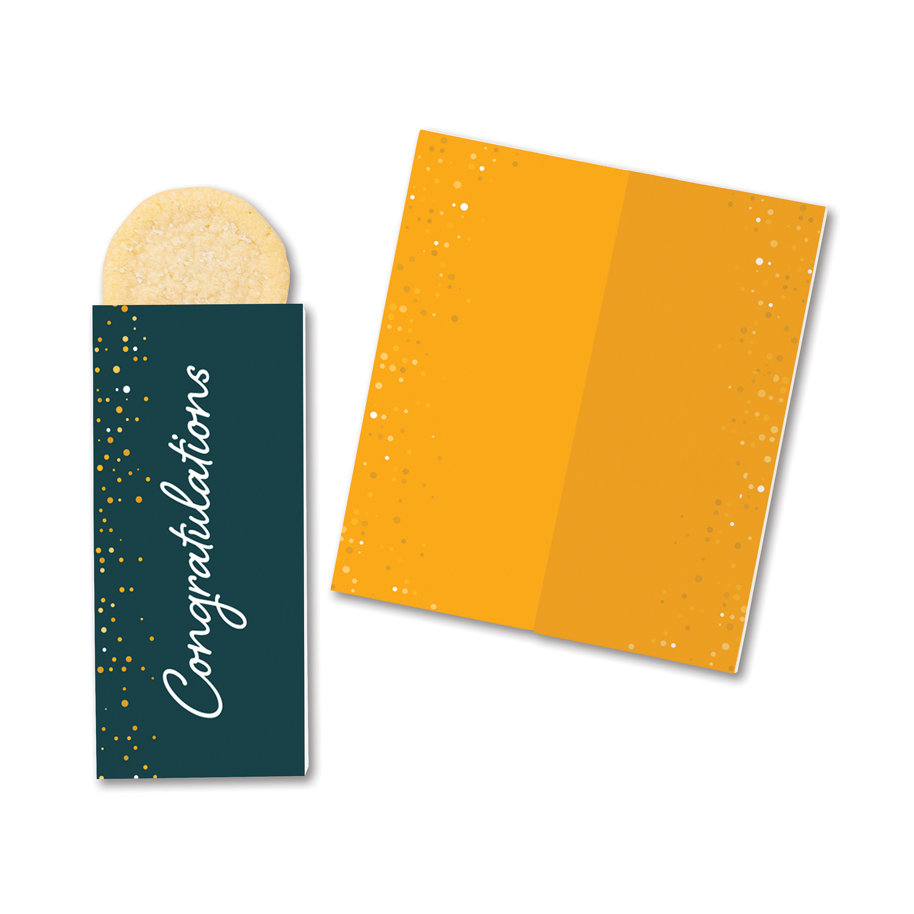 One Color Foil-Stamped Stock Congratulations Sweeter Cards with Sugar Cookies 2