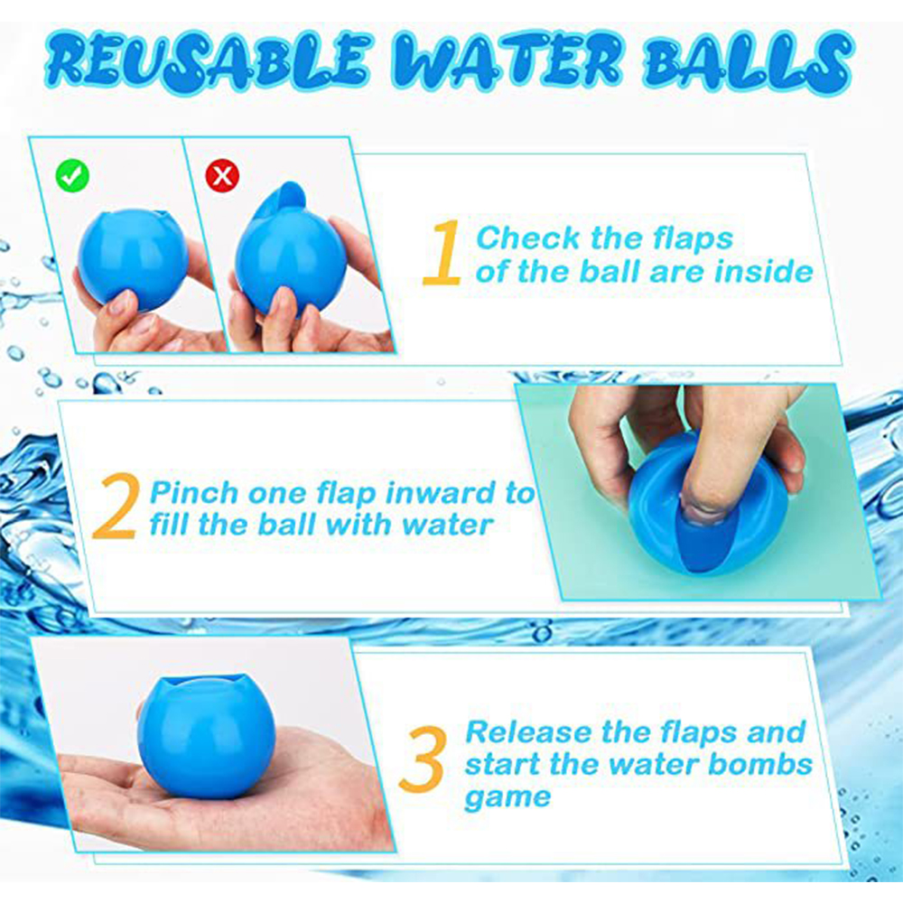 Silicone Resuable Water Balls 3