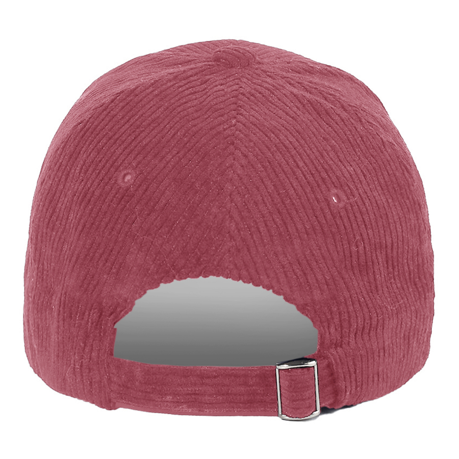 Stock Corduroy 6-Panel Structured Cap w/ Metal Buckle 40