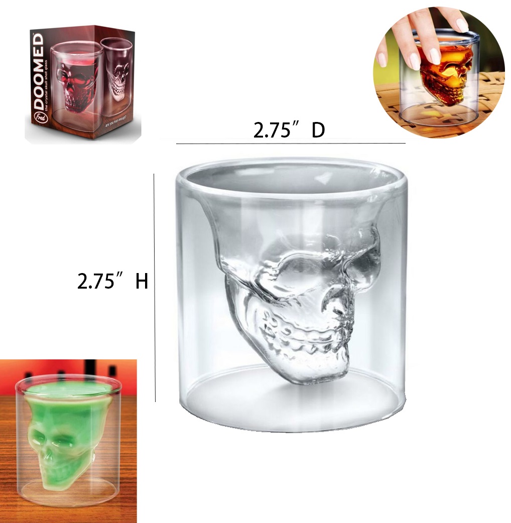 Inside Skull Shape Glass