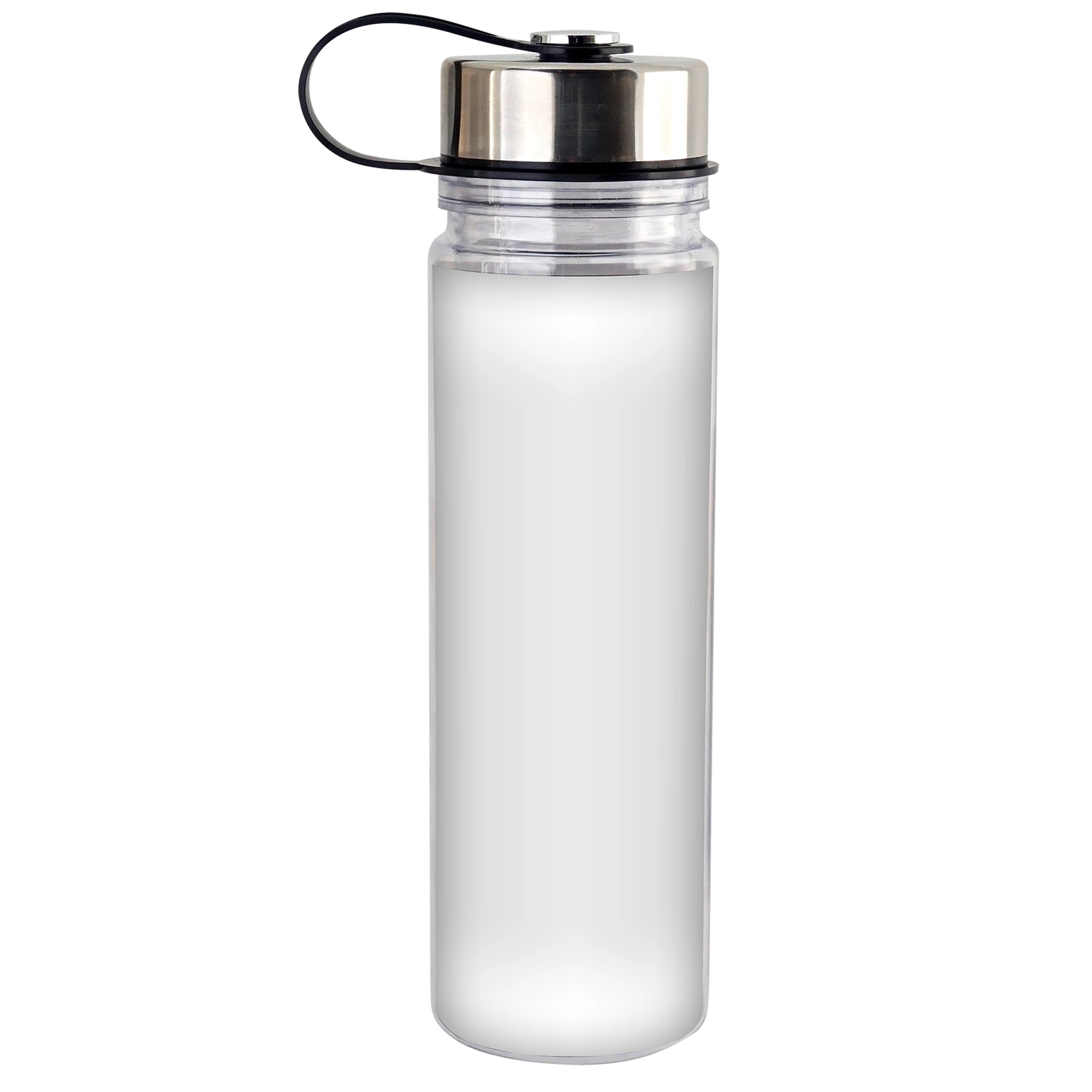 Metal Lanyard Lid 18 oz. Full Color Insert Bottle, custom water bottle with logo imprint 3