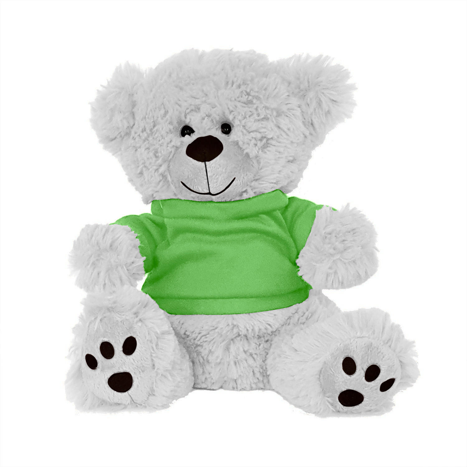 Plush Bear w/ Embroidered Paws and T-Shirt 17
