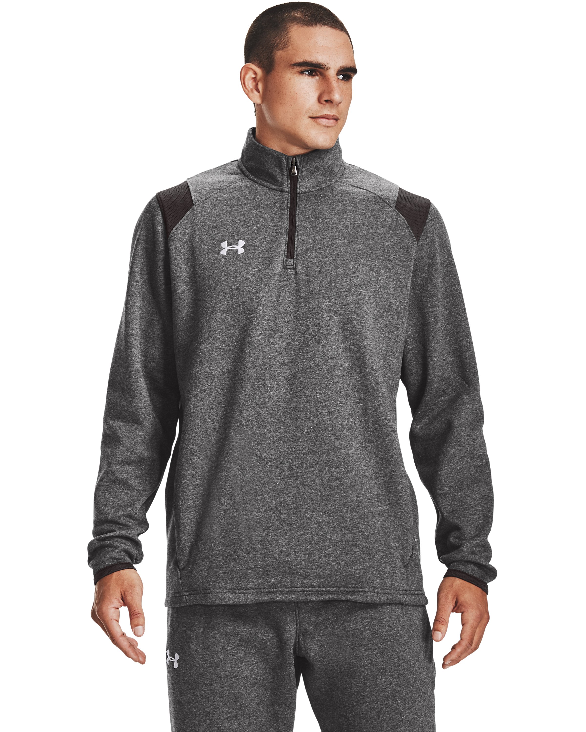 UA Hustle Fleece Men's  Zip 7