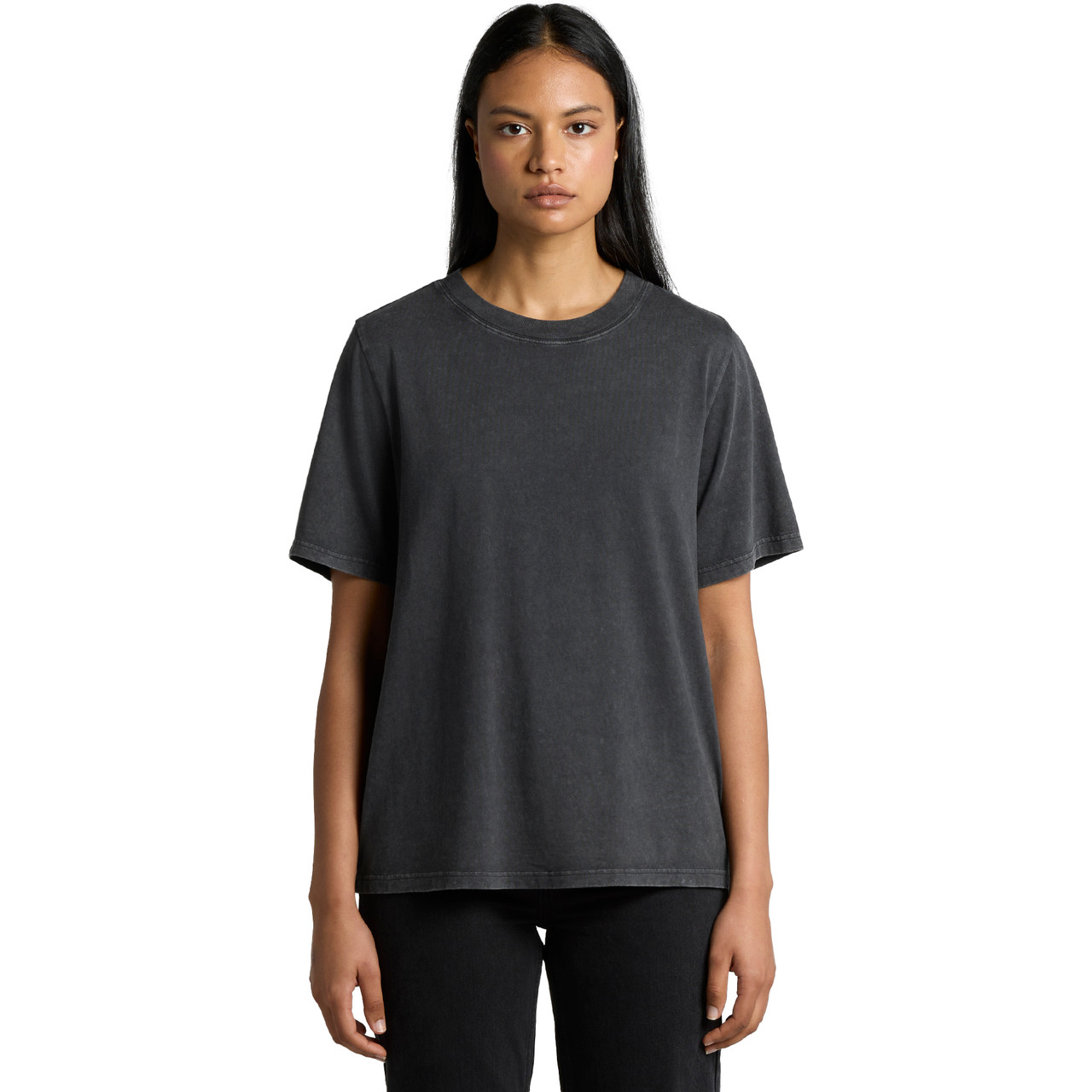 Wo's Stone Wash Heavy Tee | 4085 12