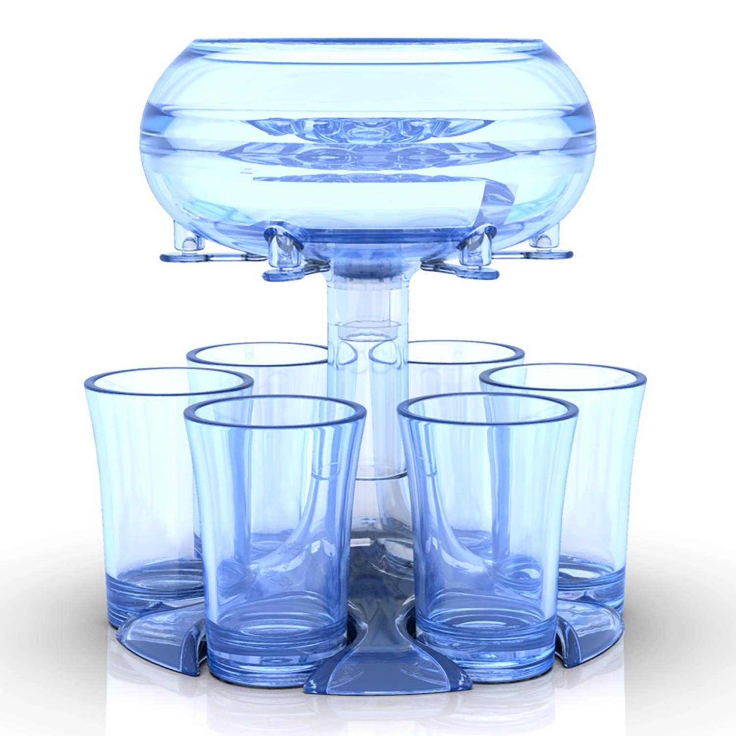 6 Shots Glass Dispenser And Holders 10