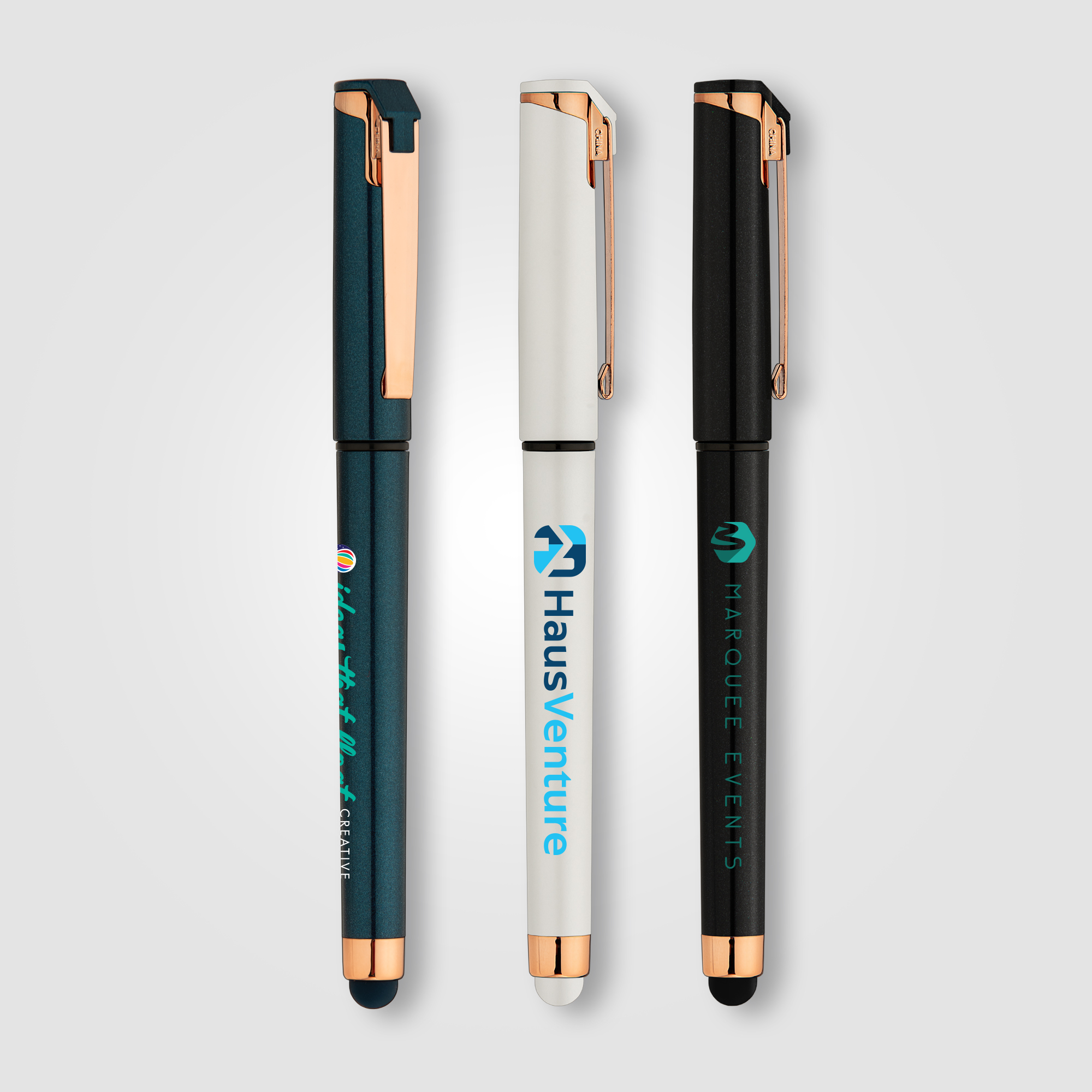 Islander Pearl Rose Gold Stylus Gel Pen 9