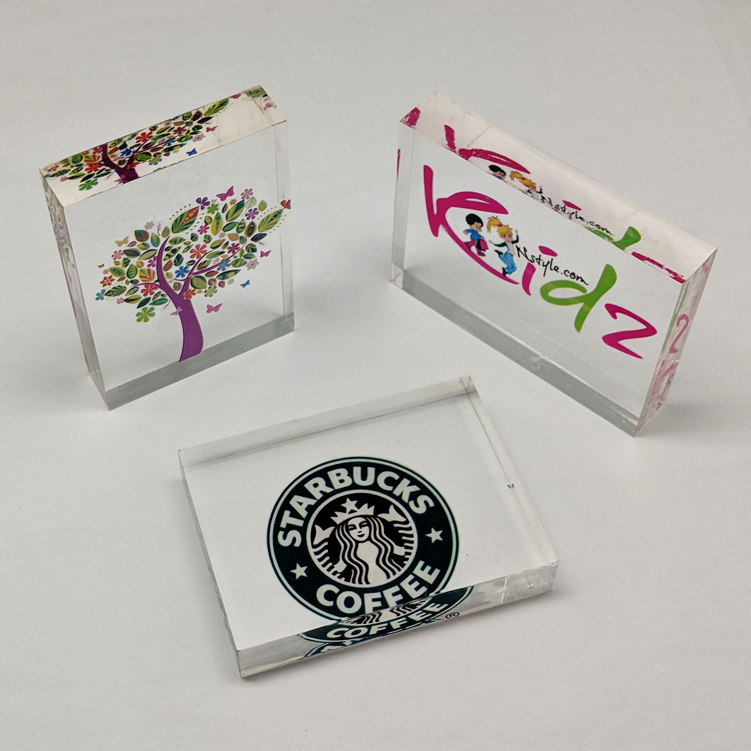 Acrylic Promotional Paperweight/Award Made in USA 2