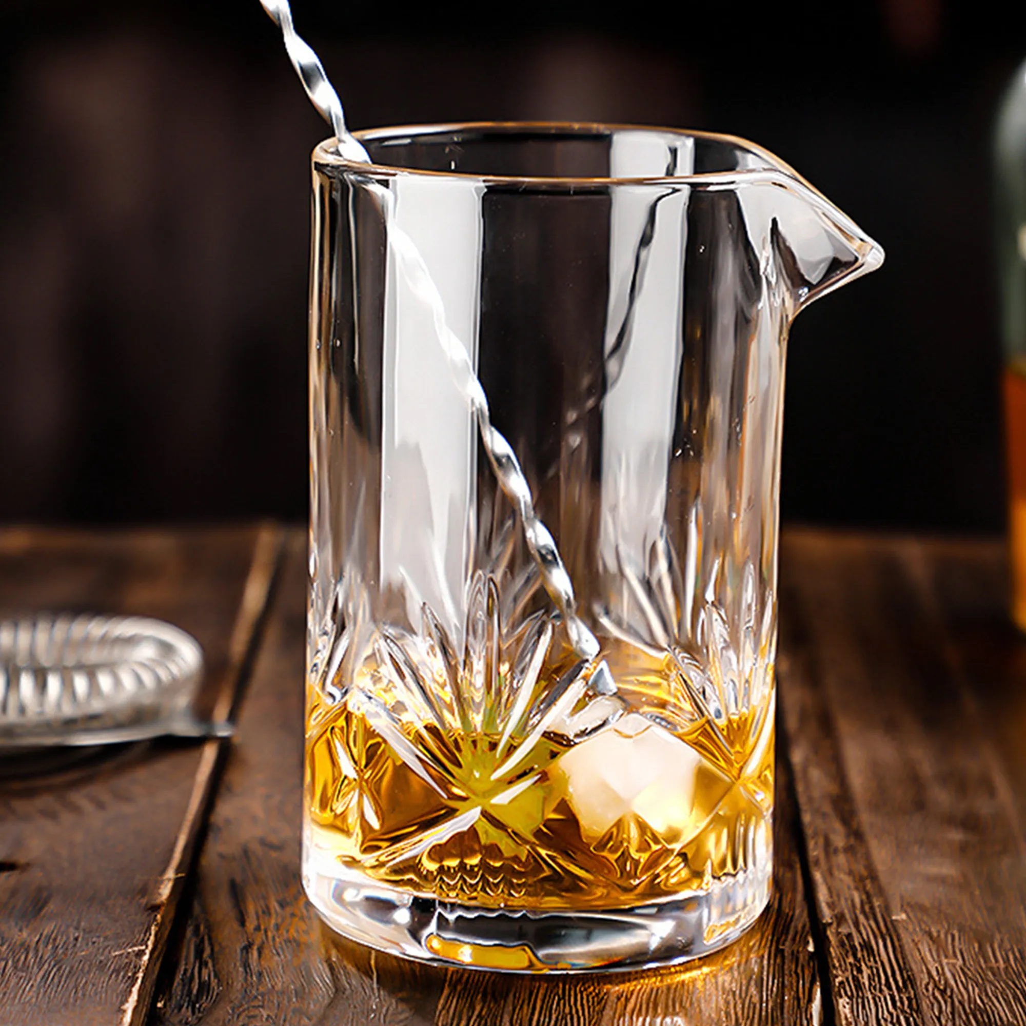 17 Oz. Custom Crystal Cocktail Stirring Glass 4