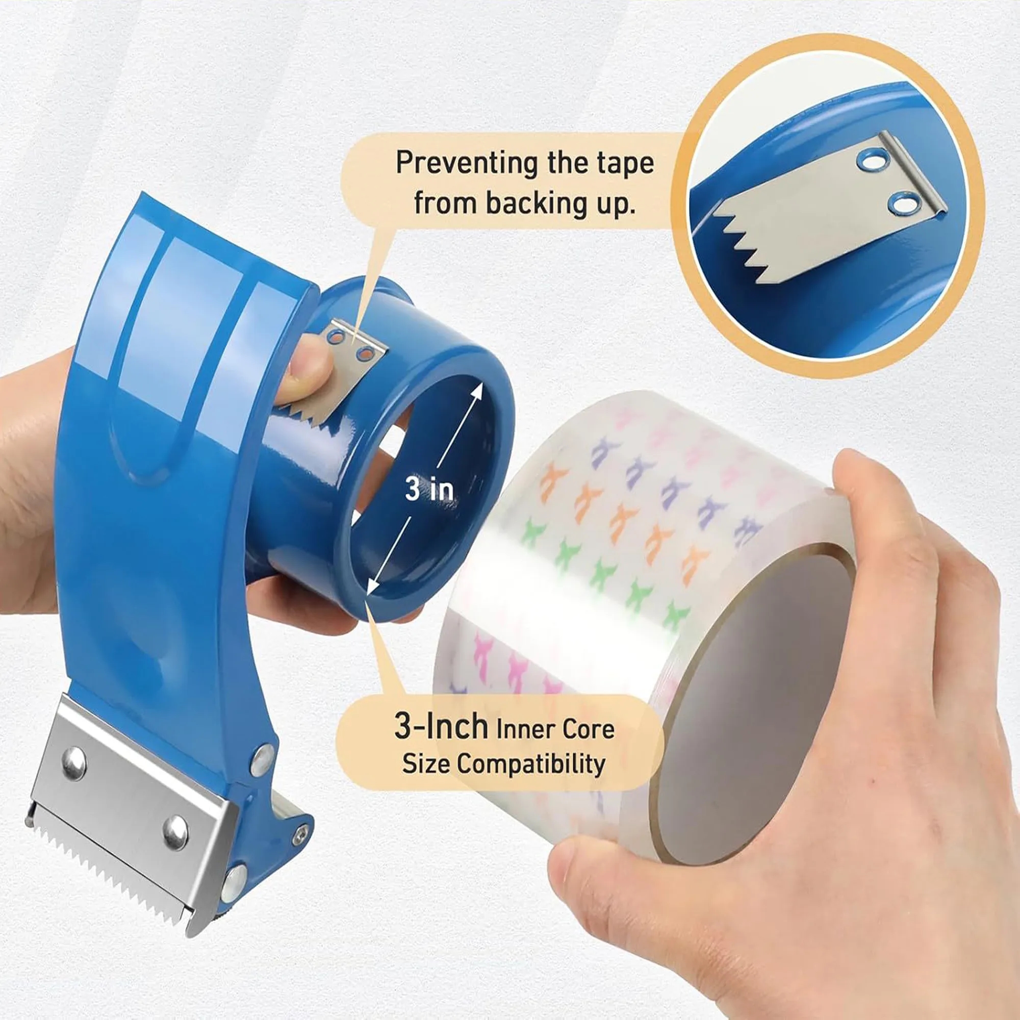 Metal Transparent Tape Dispenser 3