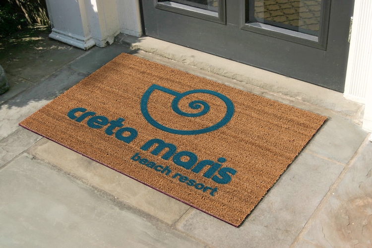 Flocked Natural Coco Floor Mat